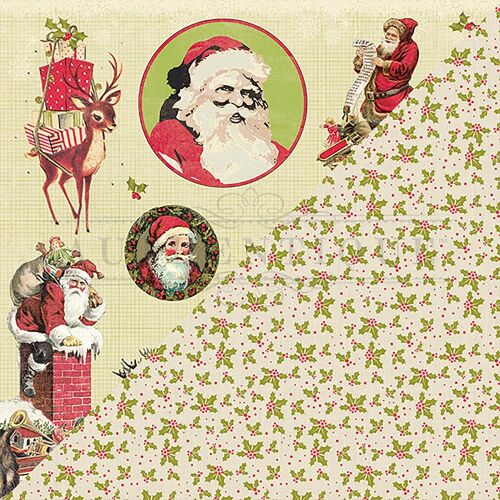 ATQ Cardstock - Nostalgia Holly Berries