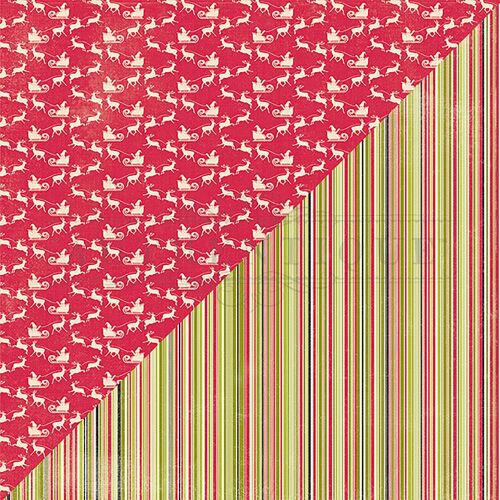 ATQ Cardstock - Nostalgia Santas Sleigh