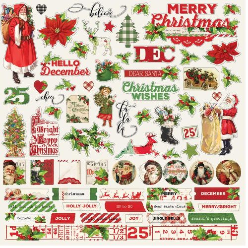 SST Sticker - Simple Vintage Christmas
