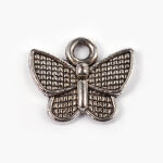 SRH Charm 10 Stück - Schmetterling/Butterfly Antique...