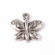 SRH Charm 10 Stück - Created for you Schmetterling/Butterfly Antique Silber