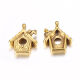 SRH Charm 5 Stück - Vogelhaus/Birdhouse Antique Gold