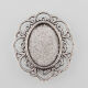 SRH Charm 5 Stück - Rahmen/Setting Flower Antique Silber