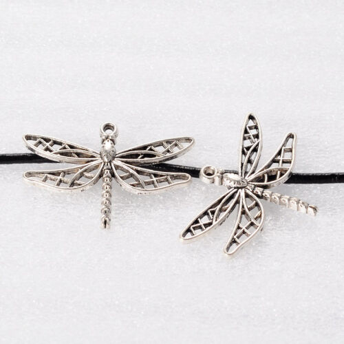 SRH Charm 5 Stück - Libelle/Dragonfly Antique Silber