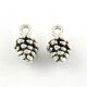 SRH Charm 10 Stück - Pinecone/Tannenzapfen Antique Silber