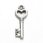 SRH Charm 5 Stück - Schlüssel/Key Antique Silber