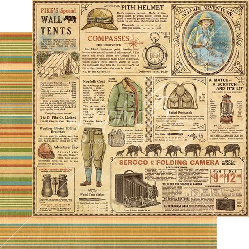 G45 Cardstock - Safari Adventure Serengeti Outfitters