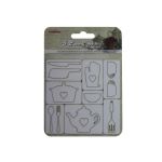 SCB Chipboard Elements - I Love Cooking 10x10 cm No. 1
