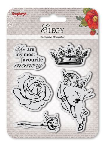 SCB Clear Stamps - Elegy Angel