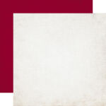 ECP Cardstock - Getaway Cream/Red