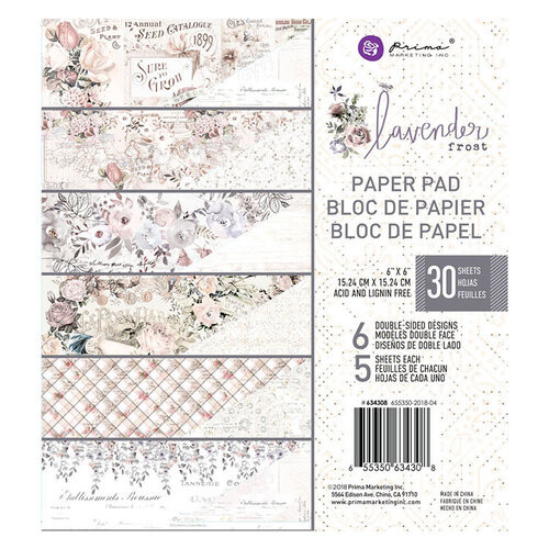 PRM Paper Pad 6x6 - Lavender Frost