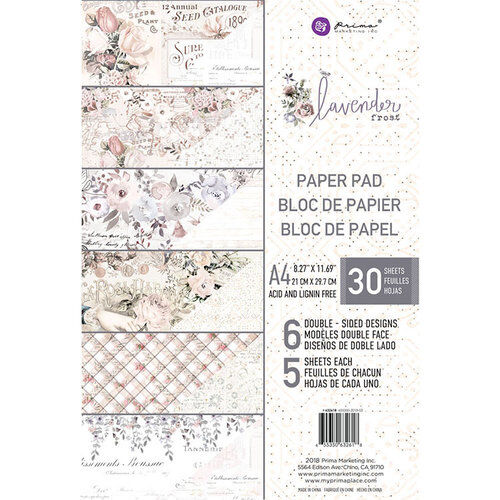 PRM Paper Pad A4 - Lavender Frost