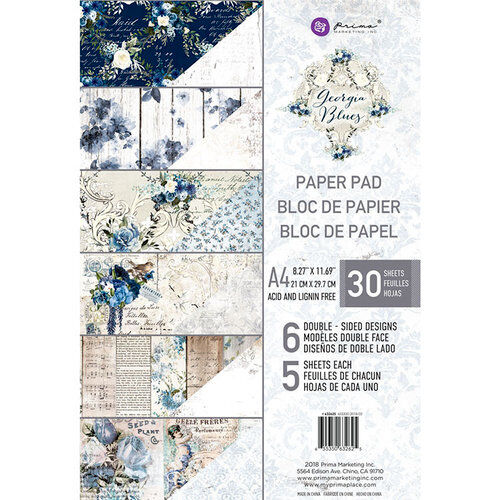 PRM Paper Pad A4 - Georgia Blue