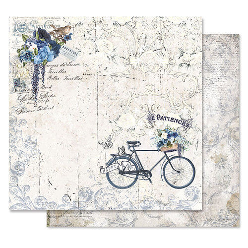PRM Cardstock - Georgia Blue Happy Days