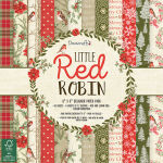 TRC Paper Pack 6x6 - Dove Craft Little Red Robin