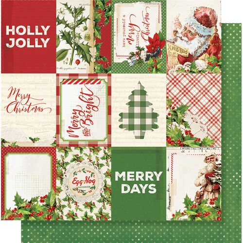 SST Cardstock - Simple Vintage Christmas 3"X4" Elements