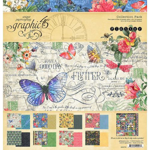 G45 Paper Pack 12"x12" - Flutter Collection