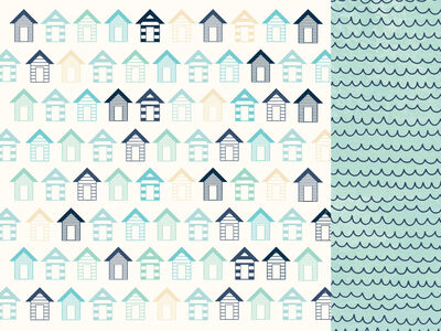 KSC Cardstock - Summer Splash Beach Huts