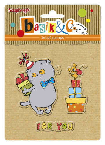 SCB Clear Stamps - Basik New Adventure Basiks Party