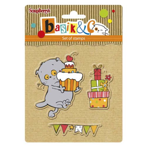 SCB Clear Stamps - Basik New Adventure Basiks Party II