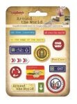 SCB Epoxy Sticker - Around the World