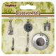 SCB Embellishments - Metal Charm Set Discover Italy