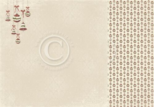 PIO Cardstock - The Night before Christmas Christmas Ornaments