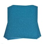 EFC Glitter Moosgummi-Platte 20 x 30 x 0.2 cm Hellblau