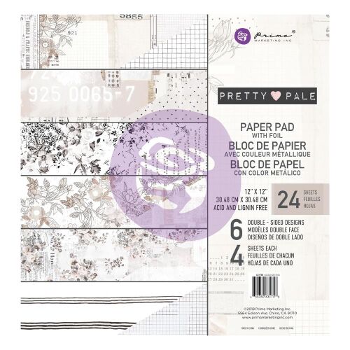 PRM Paper Pad 12x12 - Pretty Pale
