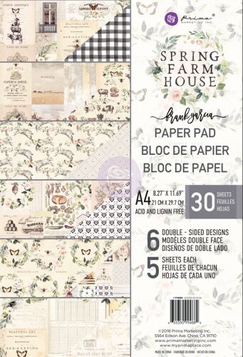 PRM Paper Pad A4 - Spring Farmhouse