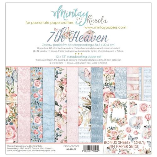 MTY Paper Pad 12"x12" - 7th Heaven
