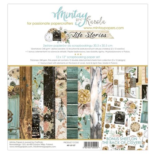 MTY Paper Pad 12x12 - Life Stories