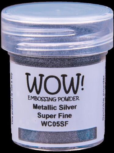 WOW Embossing Powder - Metallic Silver Super Fine 160 ml