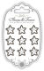 CFC Embellishments - Star Rhinestone Buckle