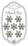 CFC Embellishments - Heart Cluster Rhinestone Charm