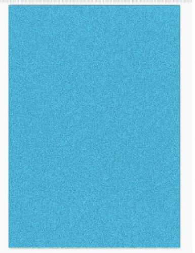 CFC A4 Glitter Cardstock - Turquoise Blue