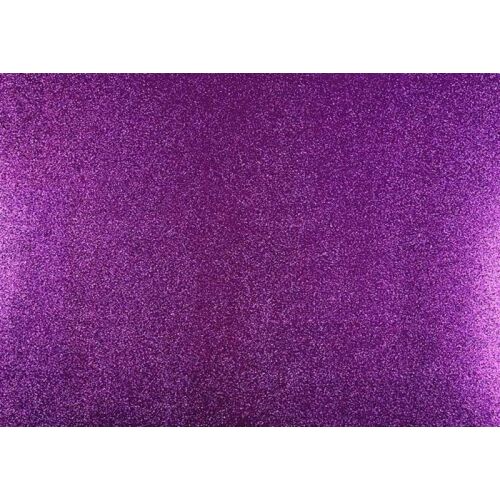 CCH Glitter Moosgummi-Platte 20 x 30 x 0.2 cm Lila