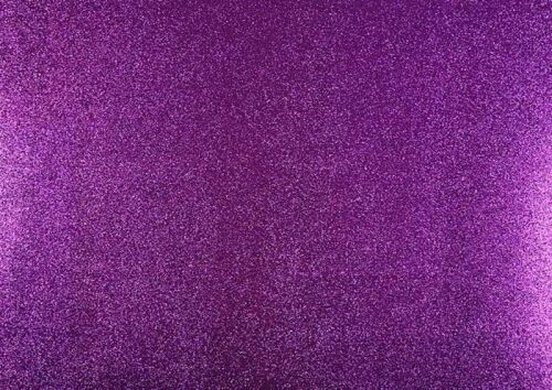 CCH Glitter Moosgummi-Platte 20 x 30 x 0.2 cm Lila