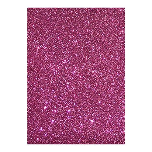 CCH Glitter Moosgummi-Platte 20 x 30 x 0.2 cm Fuchsia