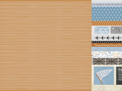 KSC Cardstock - Lets go Souvenirs