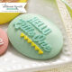 WBP Embellishment - Cameo Hello Little One Teal