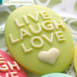WBP Embellishment - Cameo Live Laugh Love