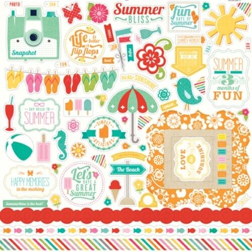 ECP Sticker 12x12 - Summer Bliss