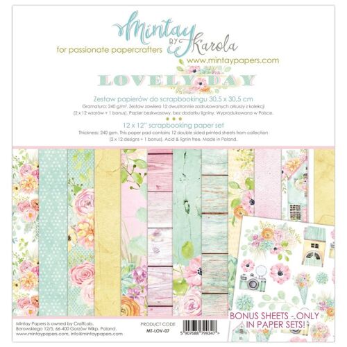 MTY Paper Pad 12x12 - Lovely Day