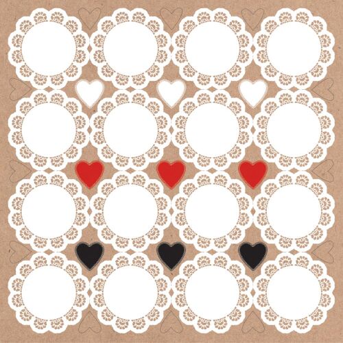 KSC Sticker 12x12" - Mix & Match Doilies