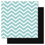 RRI Cardstock - Bella! New York Chevron