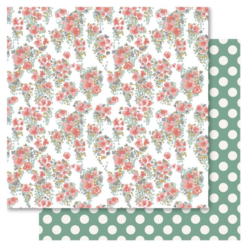 Rustic Roses Cardstock RRI Cardstock - Bella! Rustic Charm Floral5t6, 0,95