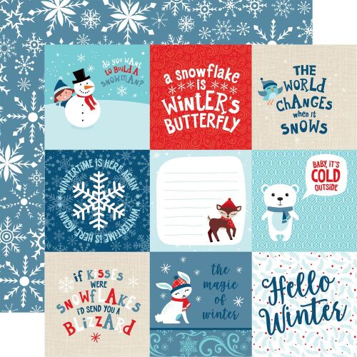 ECP Cardstock - Celebrate Winter Journaling Cards 4x4