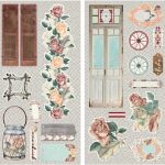 BOB Chipboard Accents - Bella Rosa