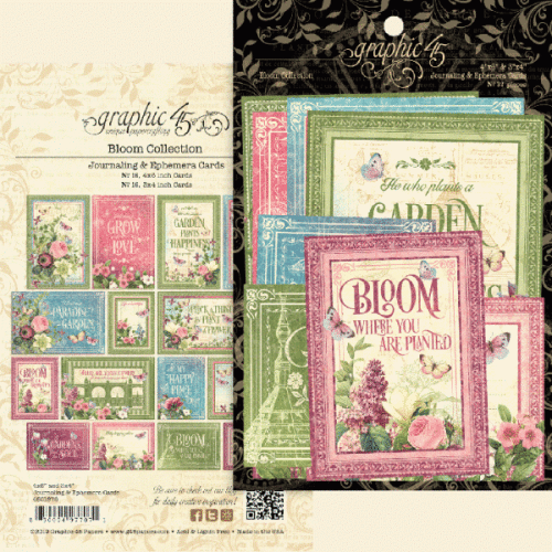 G45 Journaling & Ephemera Cards - Bloom